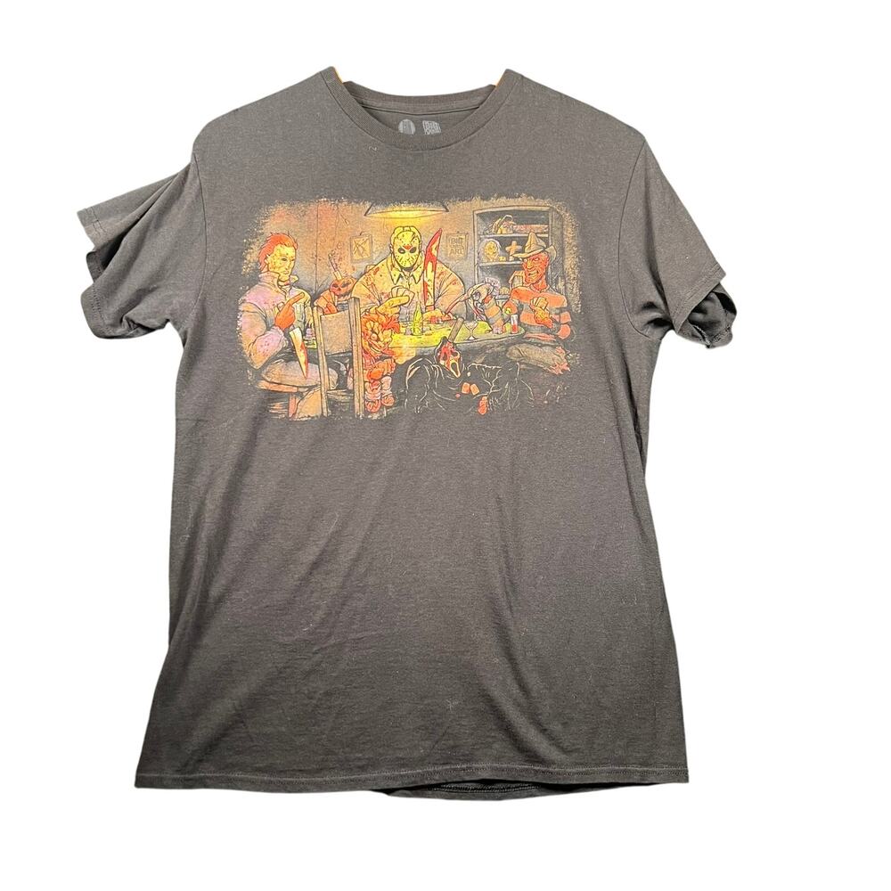 Get Down Big Chris Art Slashers Playing Poker Tshirt UNISEX Size M